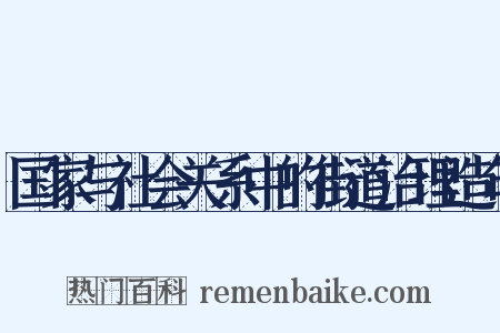 国家与社会关系中的街道治理造句是什么意思的图片